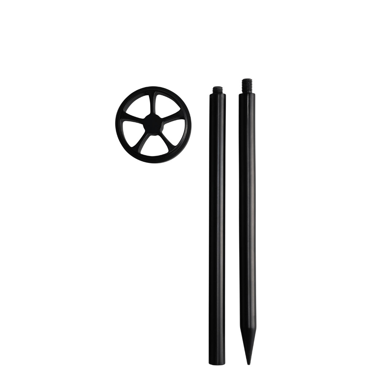 Buiten Kaarsenstandaard met Spike en Basis voor Stomp LED-kaarsen – W8,4 x H60 cm
