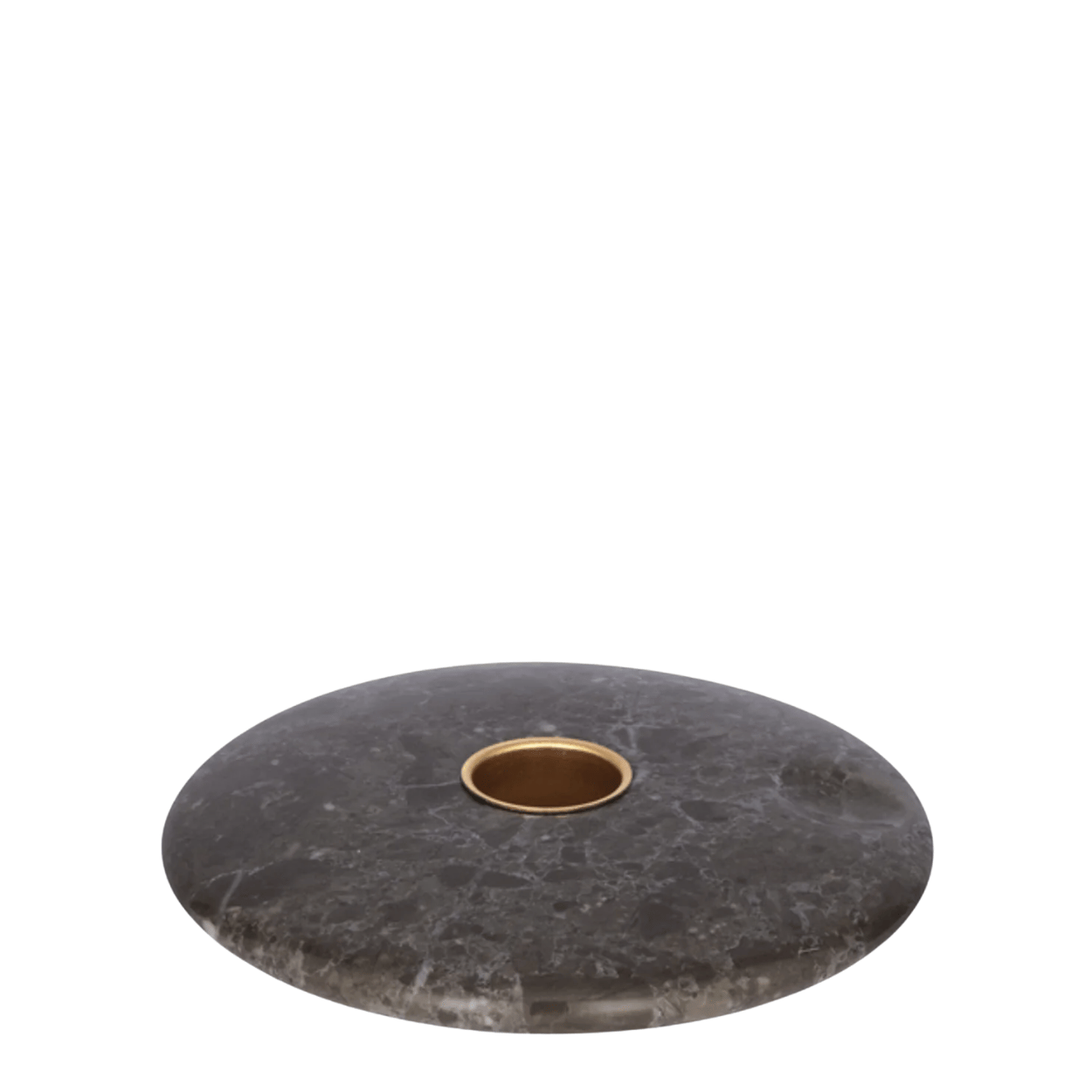 Chamber candle holder for dinner candle, Gray, 11.6x2 cm