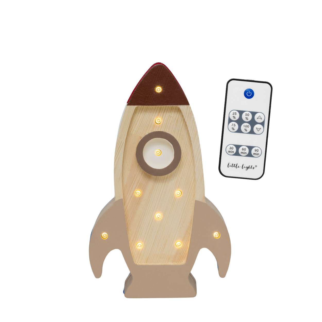 Little Lights Rocket Minilampe – Cappuccino