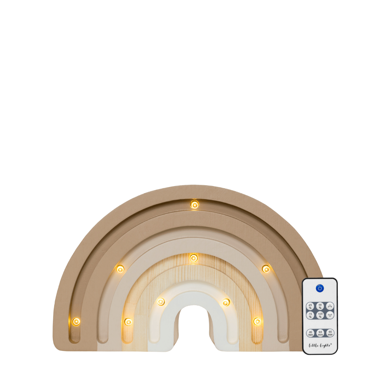 Little Lights Rainbow Mini-Lampe – Cappuccino