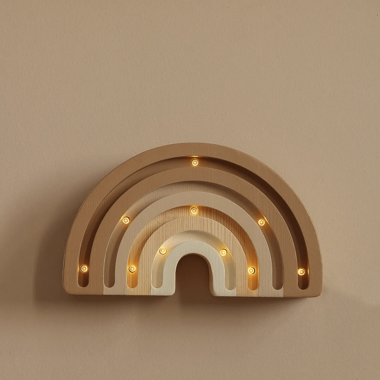 Little Lights Rainbow Mini-Lampe – Cappuccino
