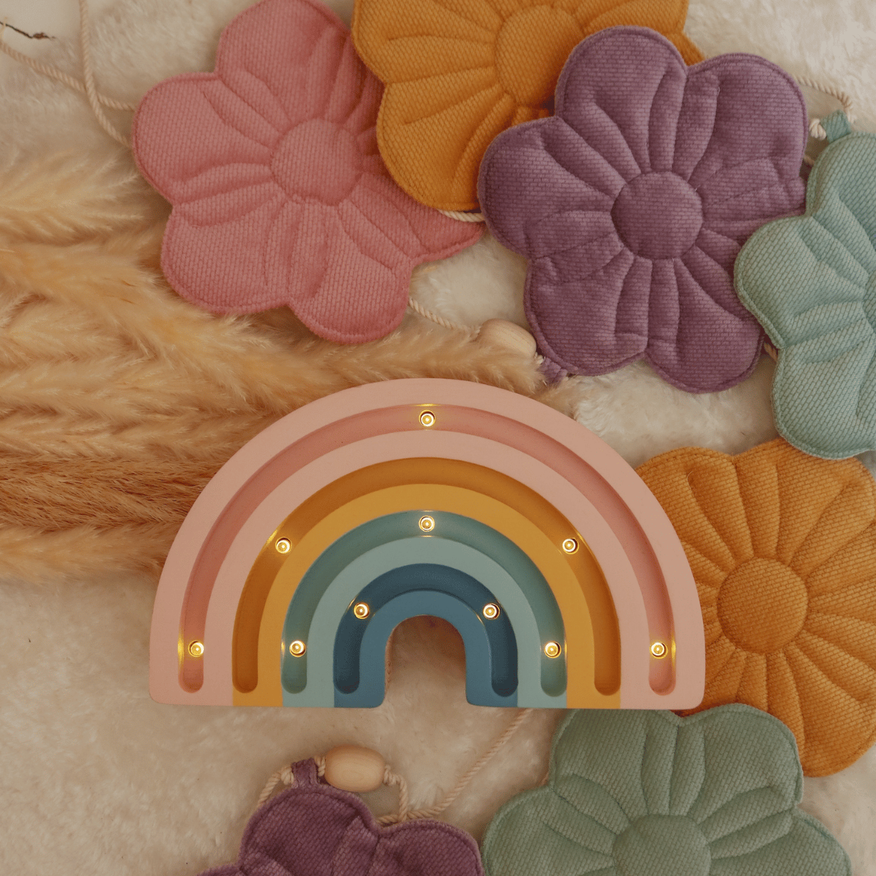 Little Lights Rainbow Mini-Lampe – Pastell