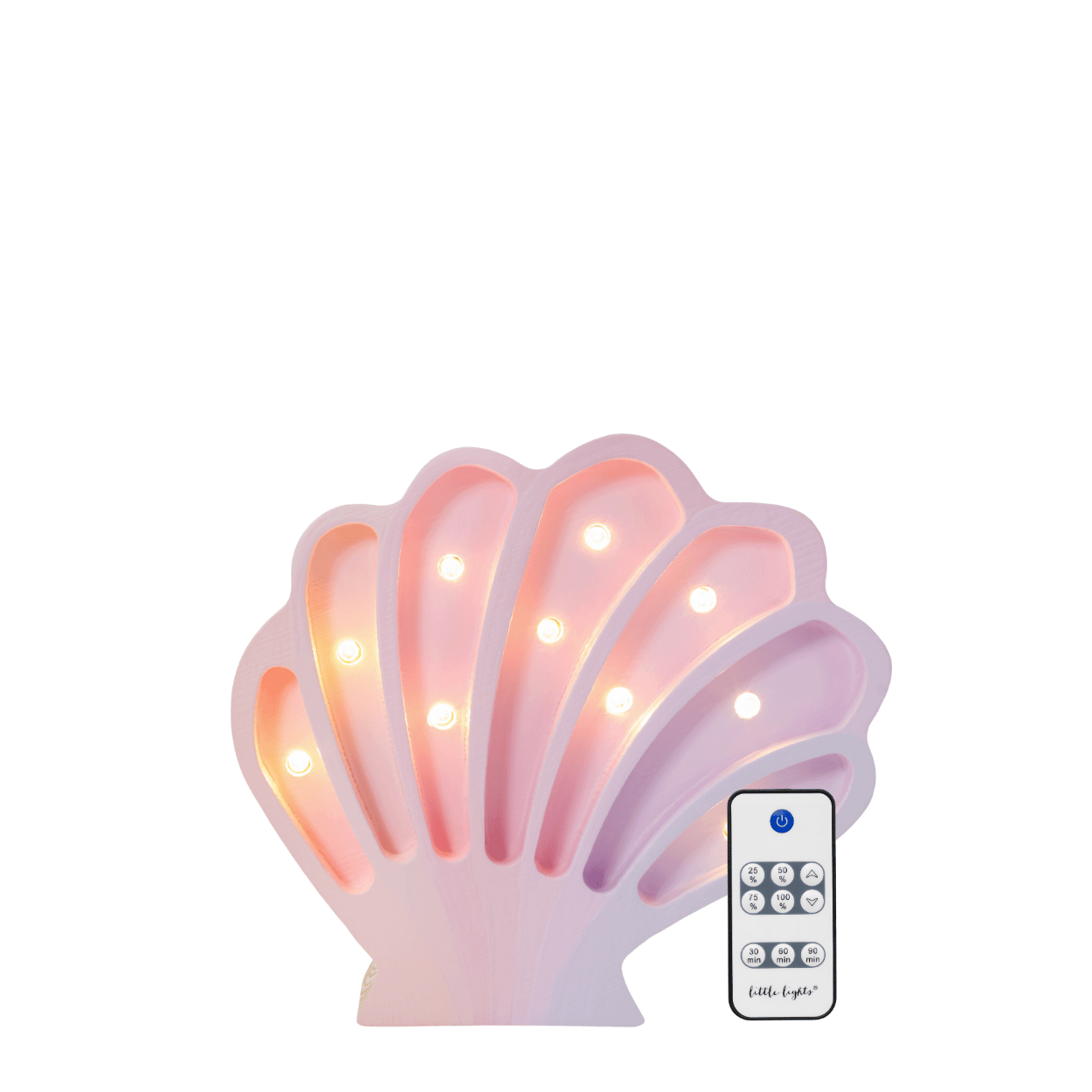 Little Lights Muschellampe – Pastell