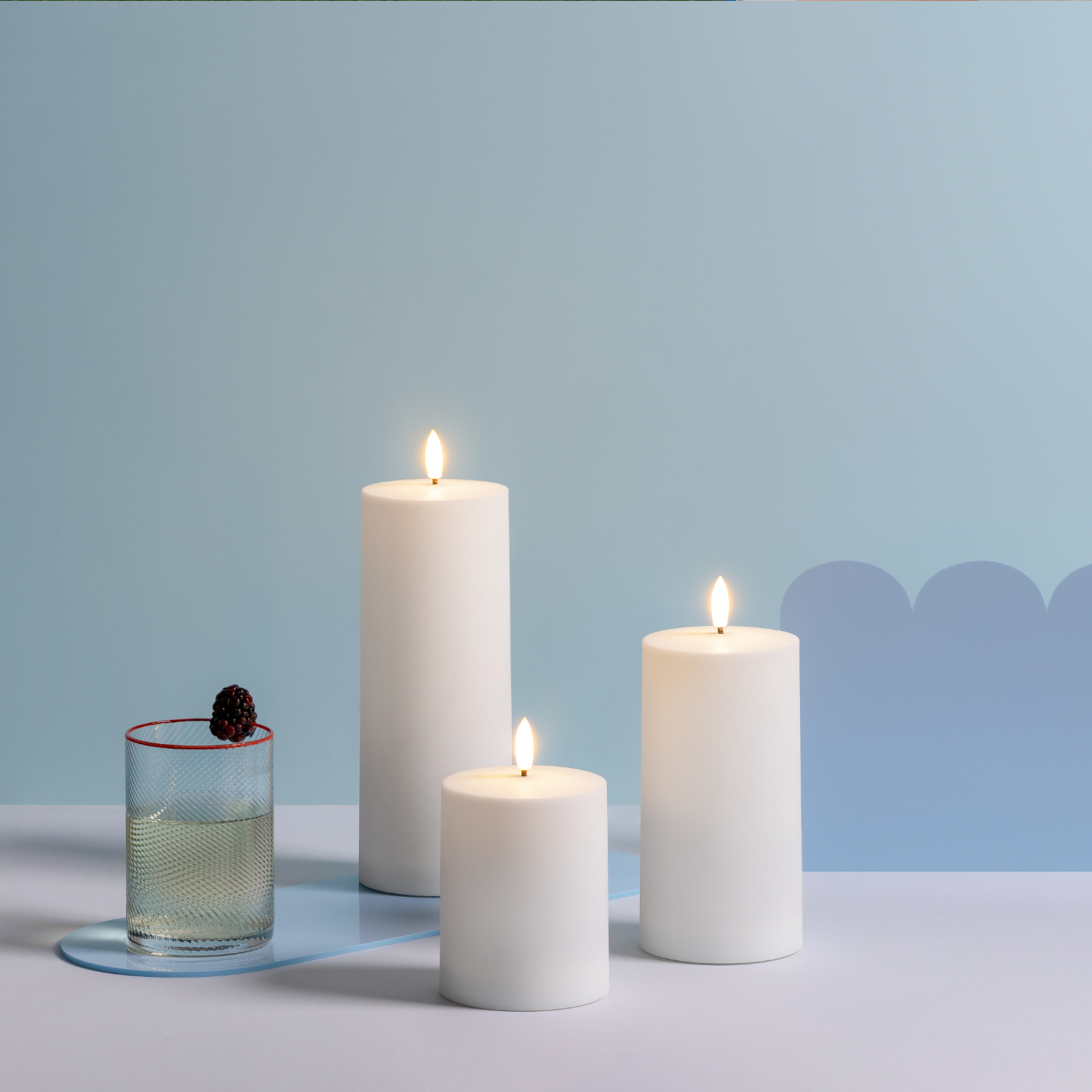 Moods & More LED stompkaars Outdoor Wit – 7,8x20 cm