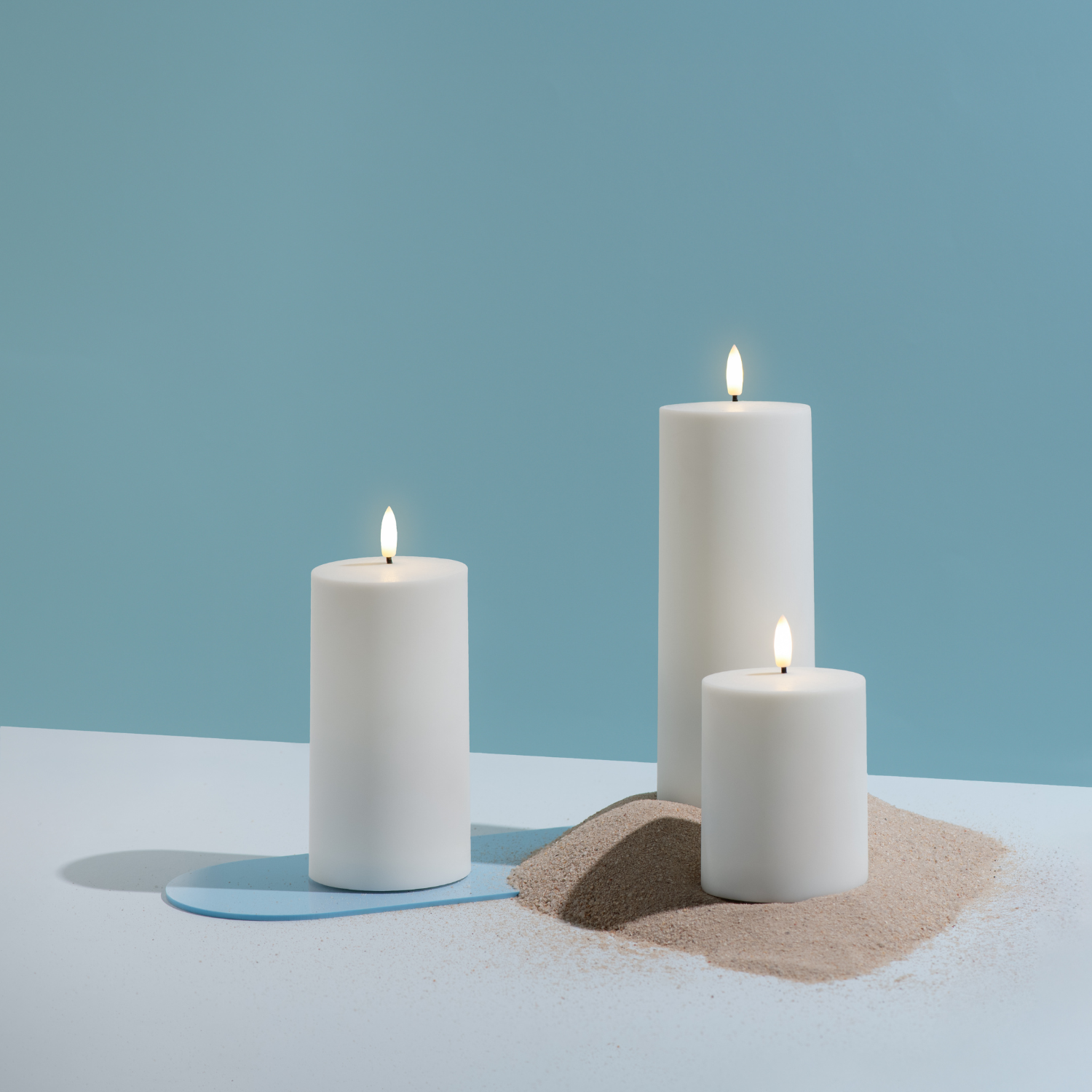 Moods & More LED stompkaars Outdoor Wit – 7,8x15 cm