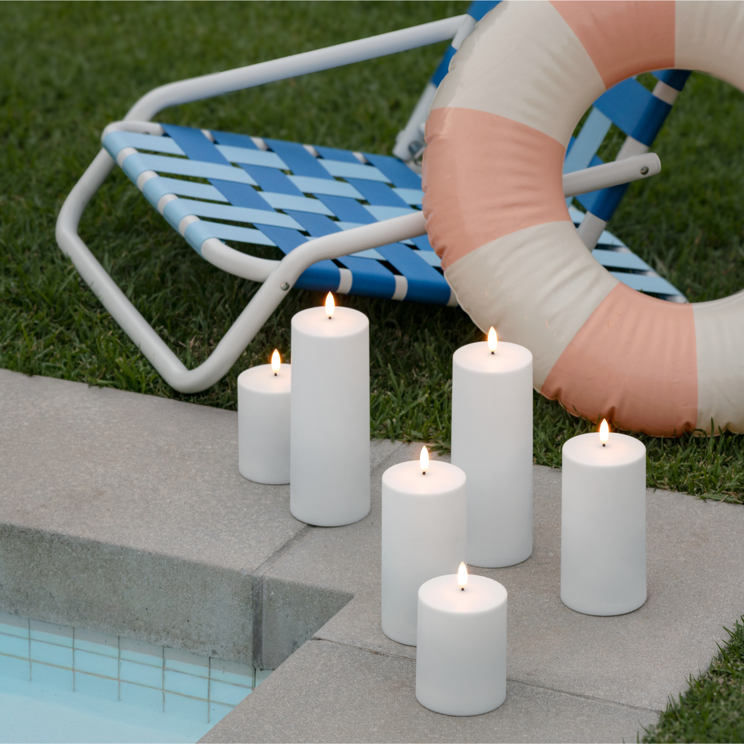 Moods & More LED stompkaars Outdoor Wit – 7,8x20 cm