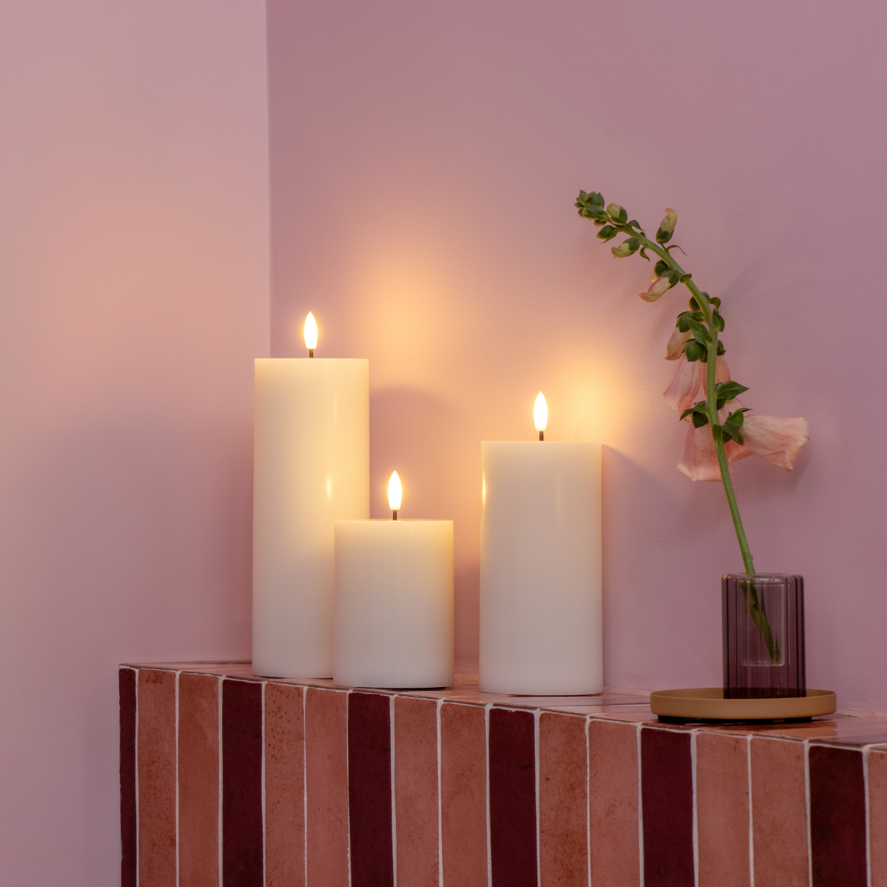 Moods & More Lima Kandelaar – Charcoal – 45x75 mm