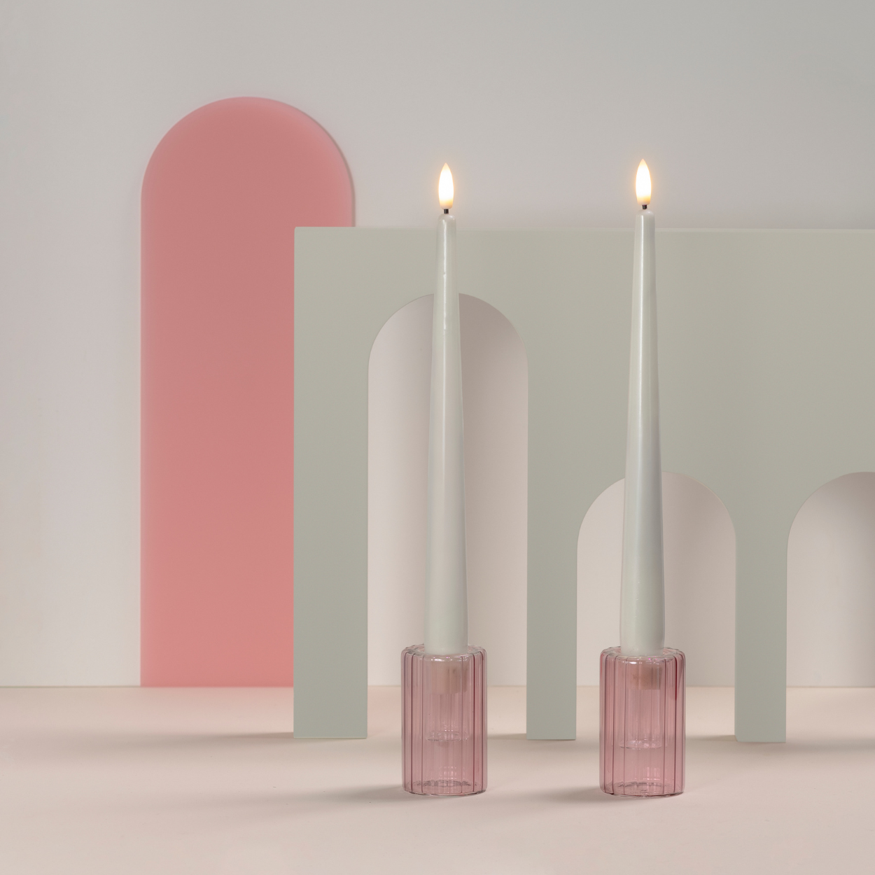 Moods & More Lima Kandelaar – Vintage Rose – 45x75 mm