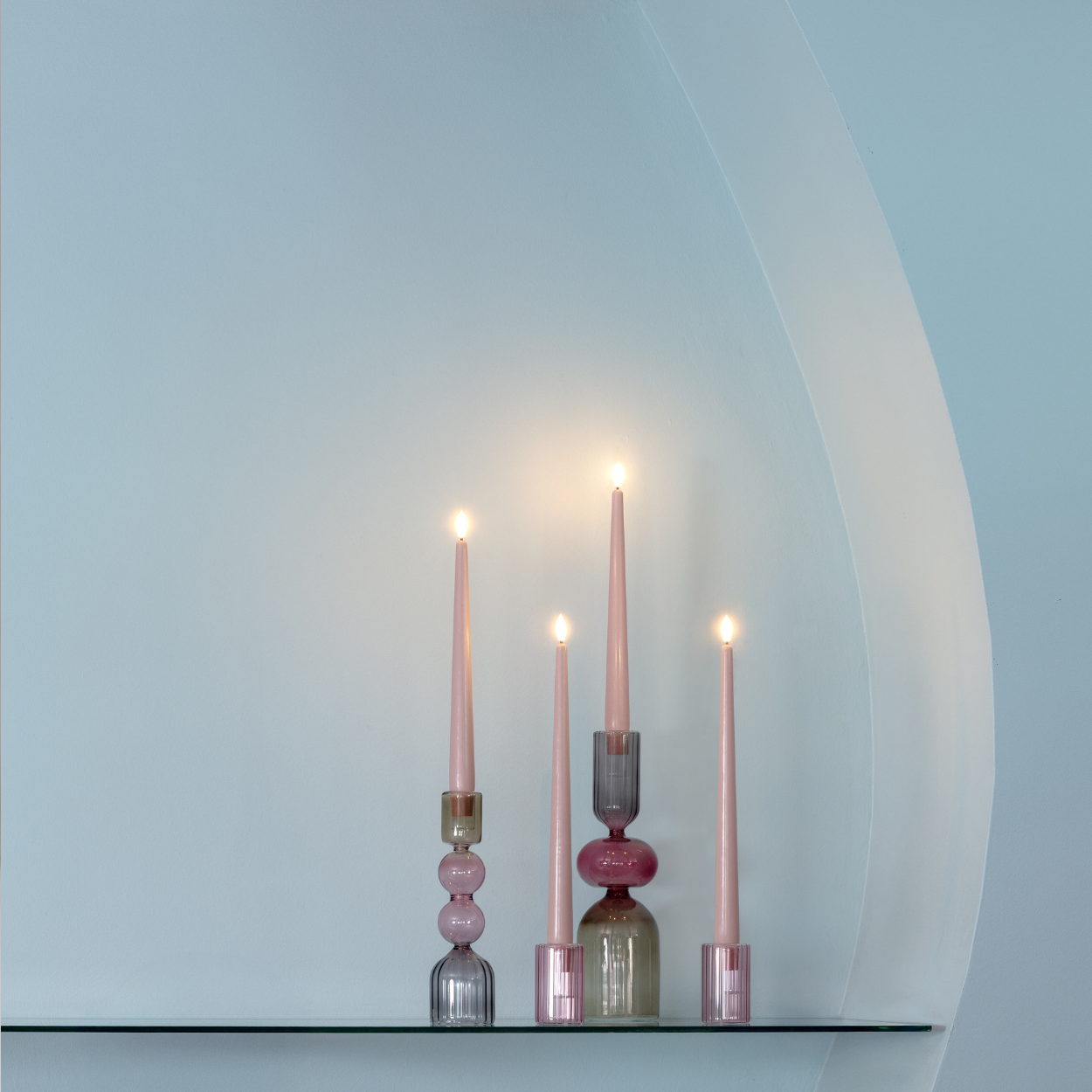 Moods & More Medelin Kandelaar – Medium – Multi-colour – 60x210 mm