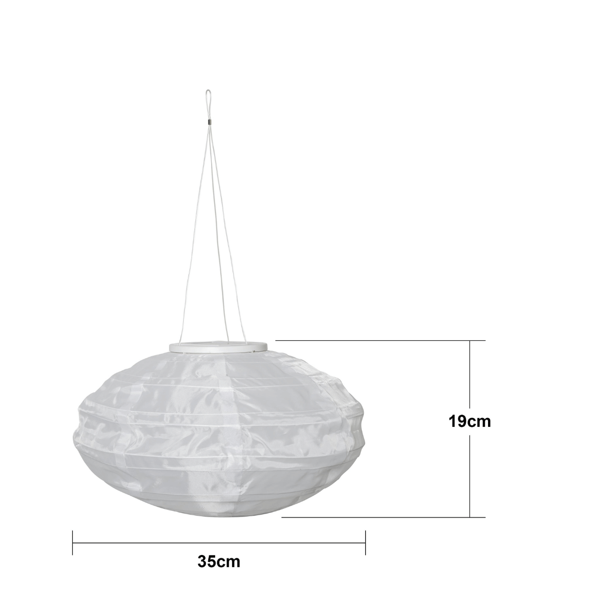 Solar Lampionenset – Wit – Festival – Ovaal & Rond – Solar Tuinverlichting