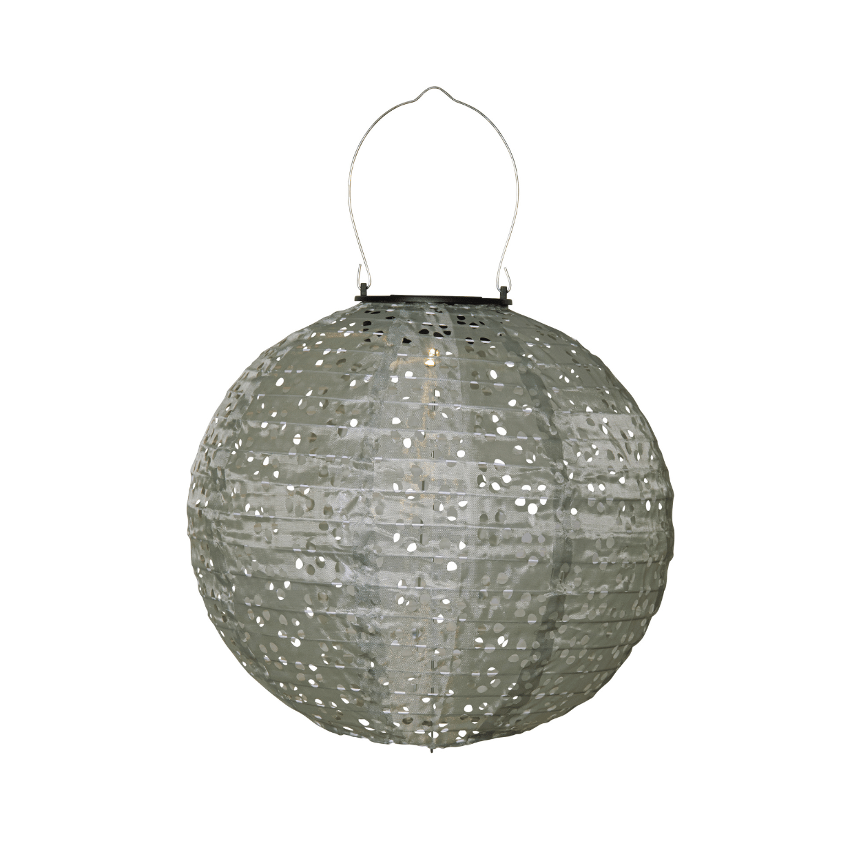 Solar Lampion – Rond Groen – Festival – Solar Tuinverlichting – 25x25 cm