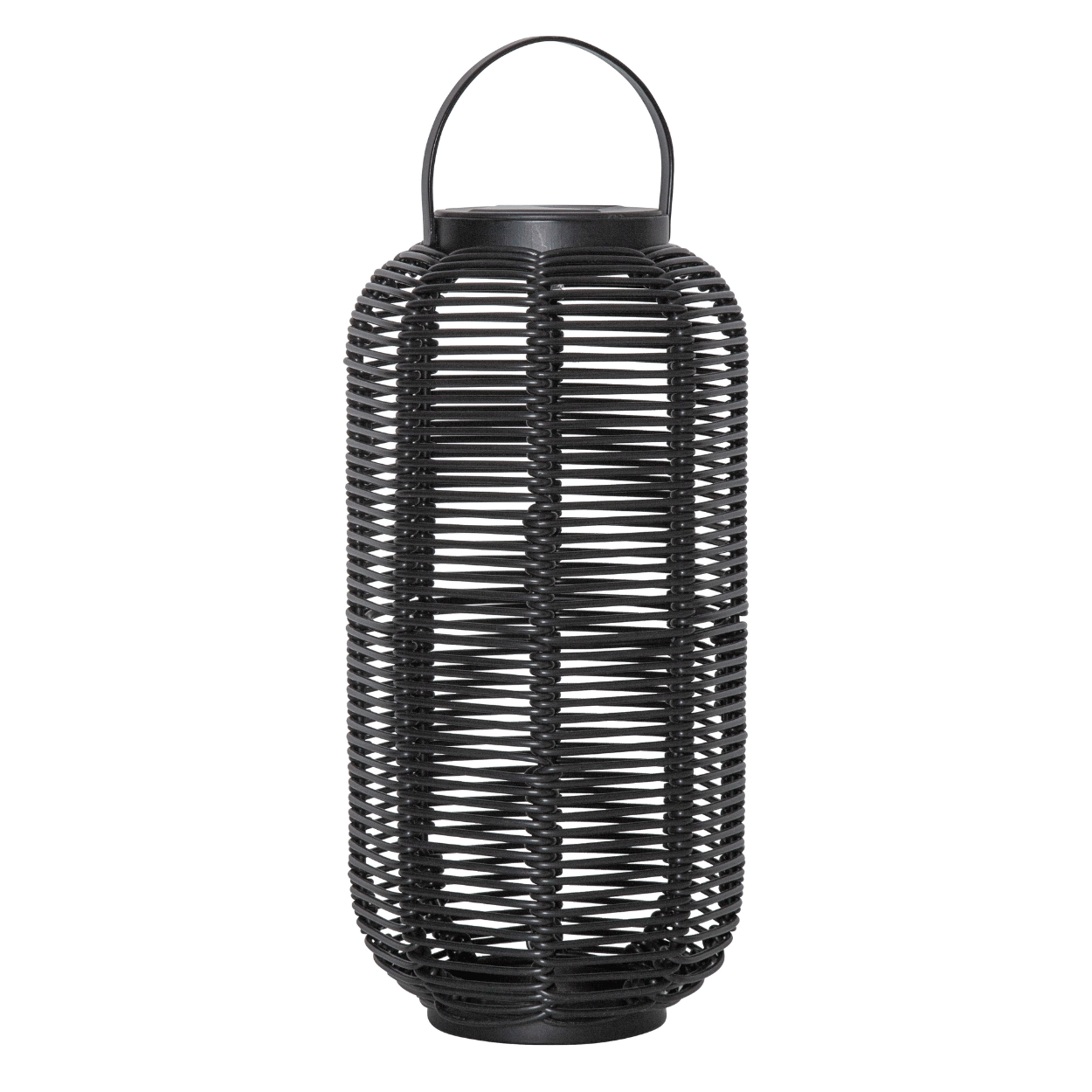 Solar Lantern Runda – Black – 15x30 cm – Solar Garden Lighting