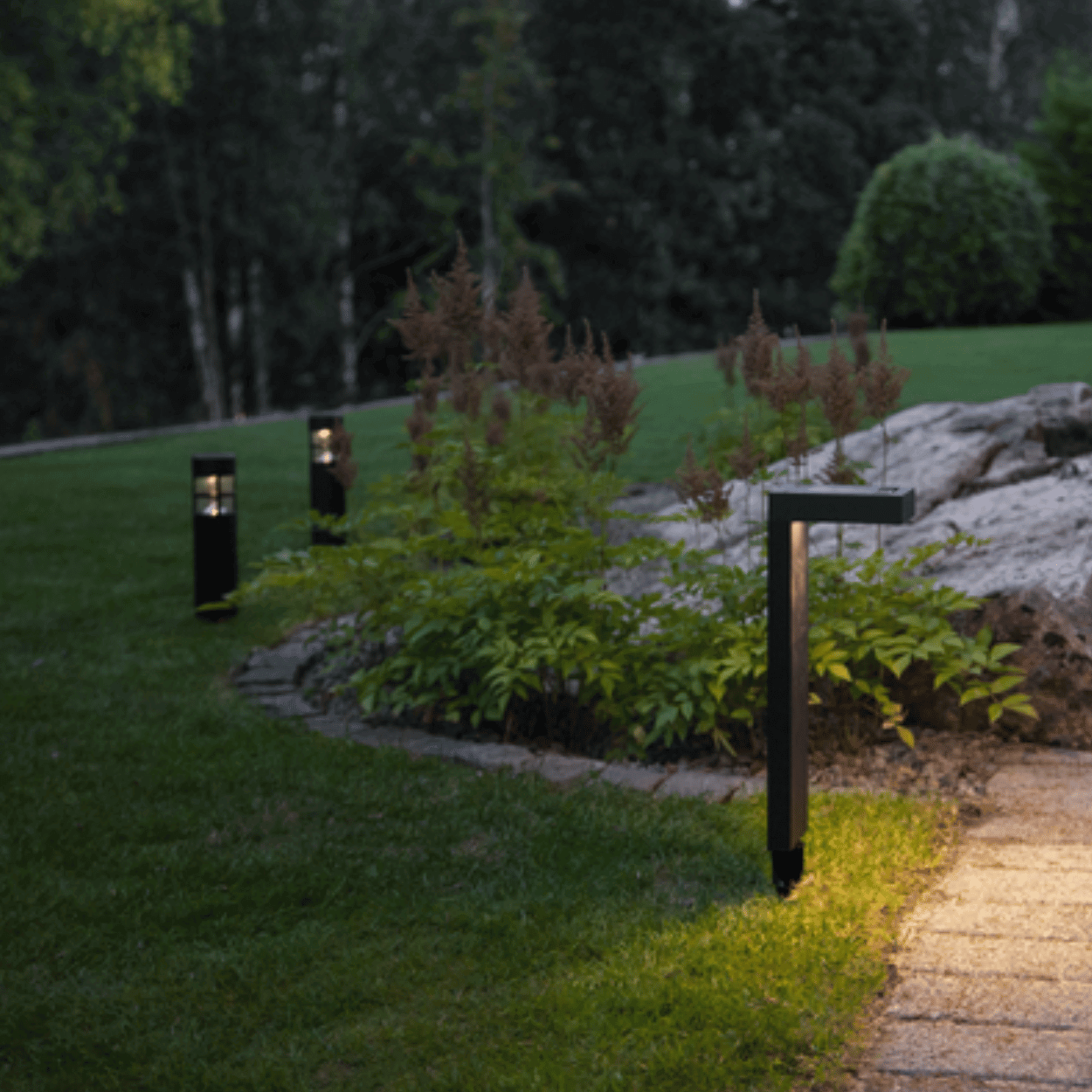 Solar Lantaarn Rundi – Zwart – 7x28 cm – Solar Tuinverlichting