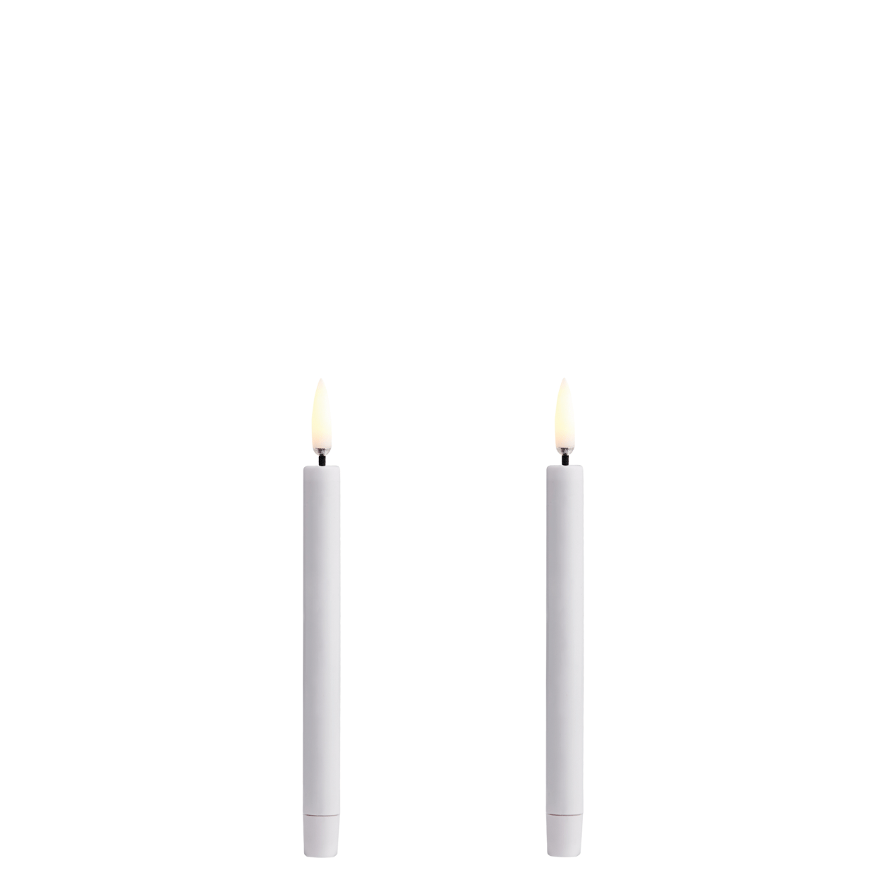 Uyuni LED mini dinerkaars – Nordic White – Glad – 2 stuks – 1,3x25 cm
