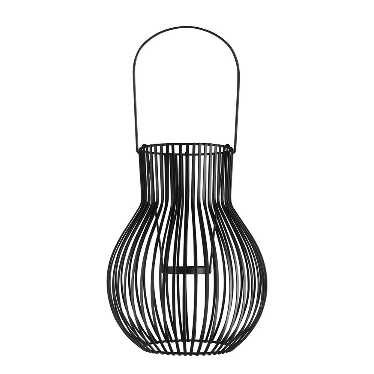 Uyuni UPSIDE DOWN Lantaarn – Outdoor – Large – Zwart – 28x35 cm