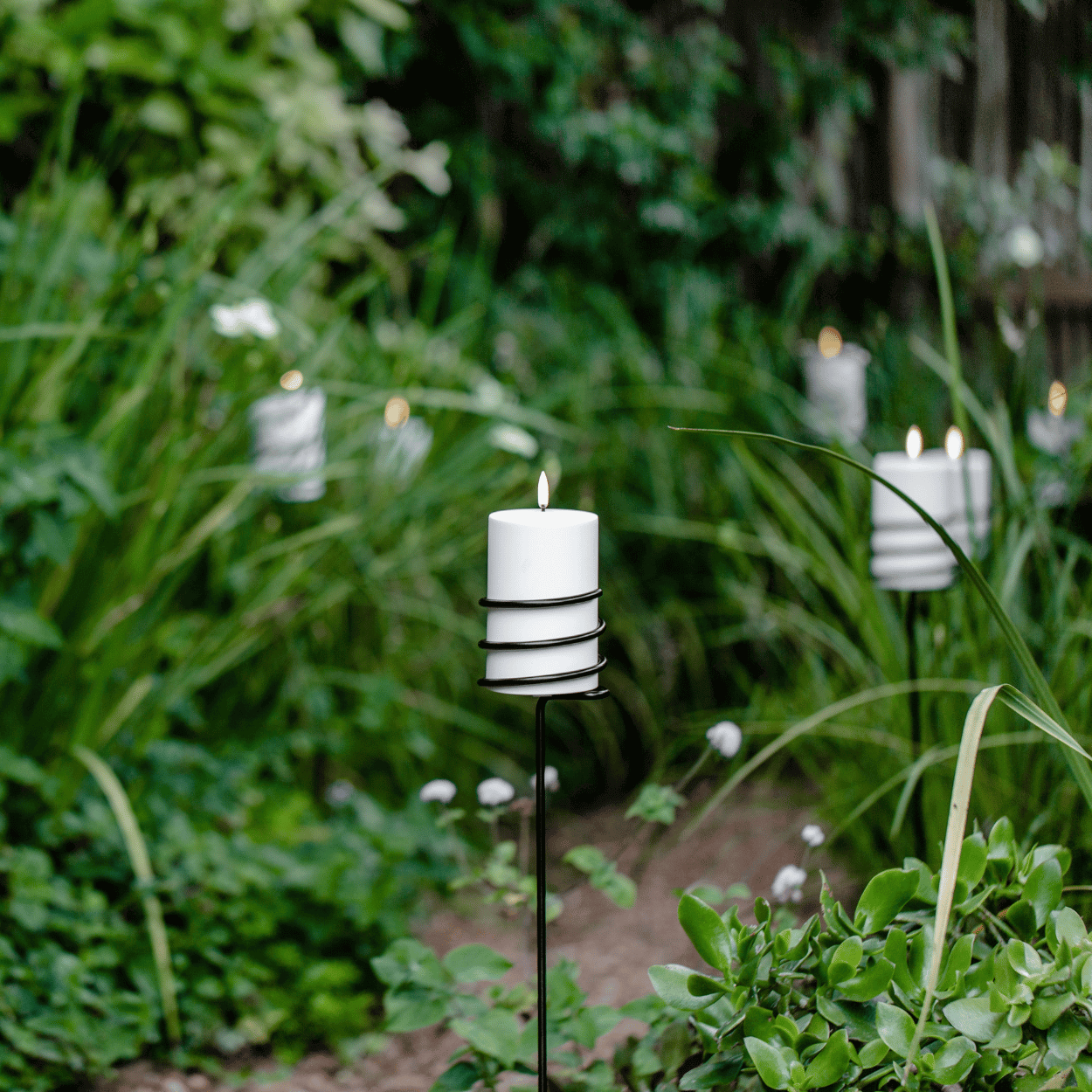 Uyuni outdoor candle holder spear for Stomp LED candles – W9.2 x H75 cm