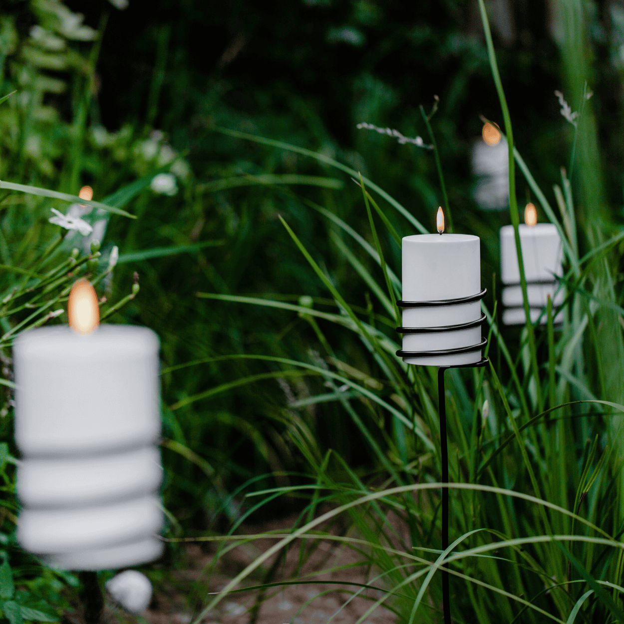 Uyuni outdoor candle holder spear for Stomp LED candles – W9.2 x H75 cm