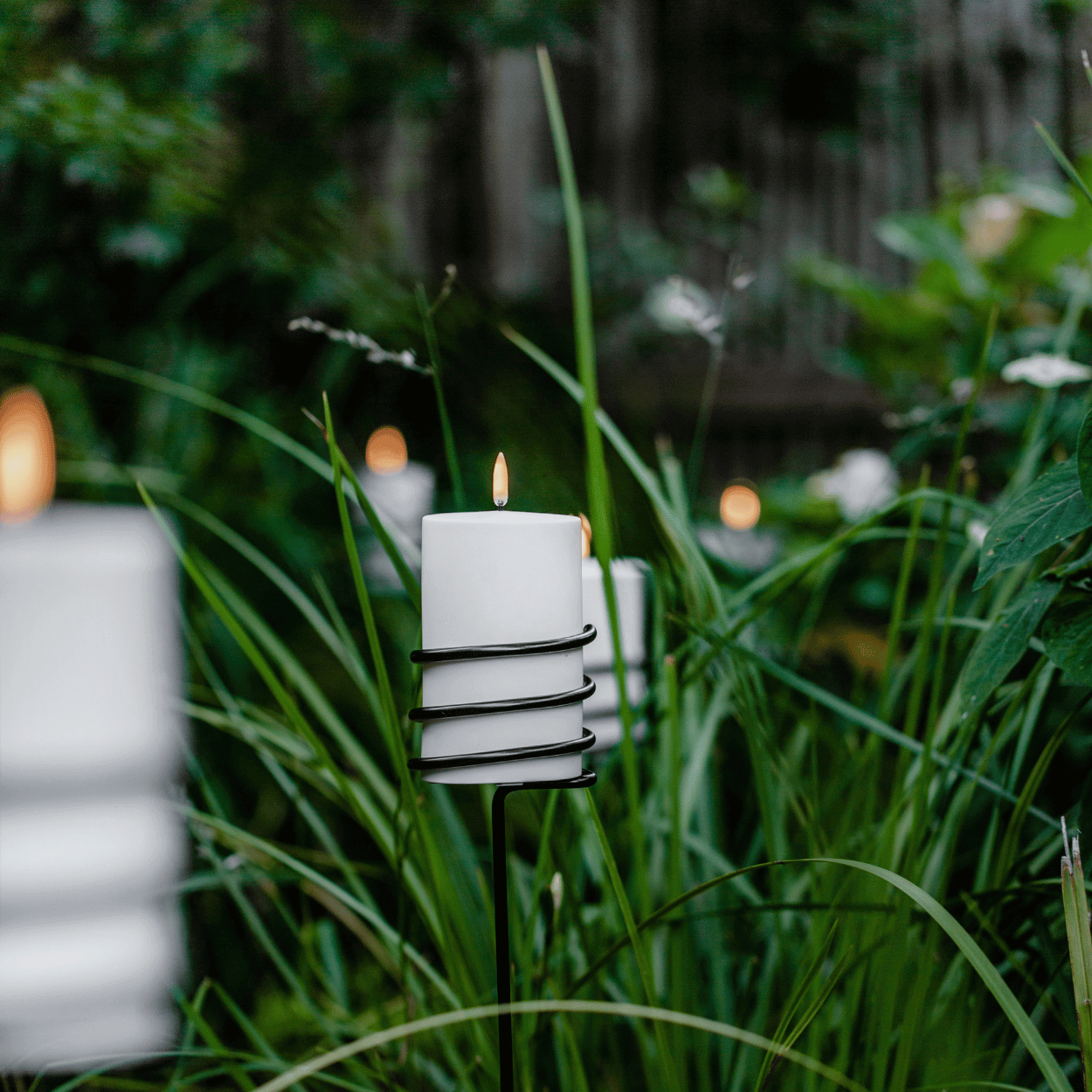 Uyuni outdoor candle holder spear for Stomp LED candles – W9.2 x H75 cm