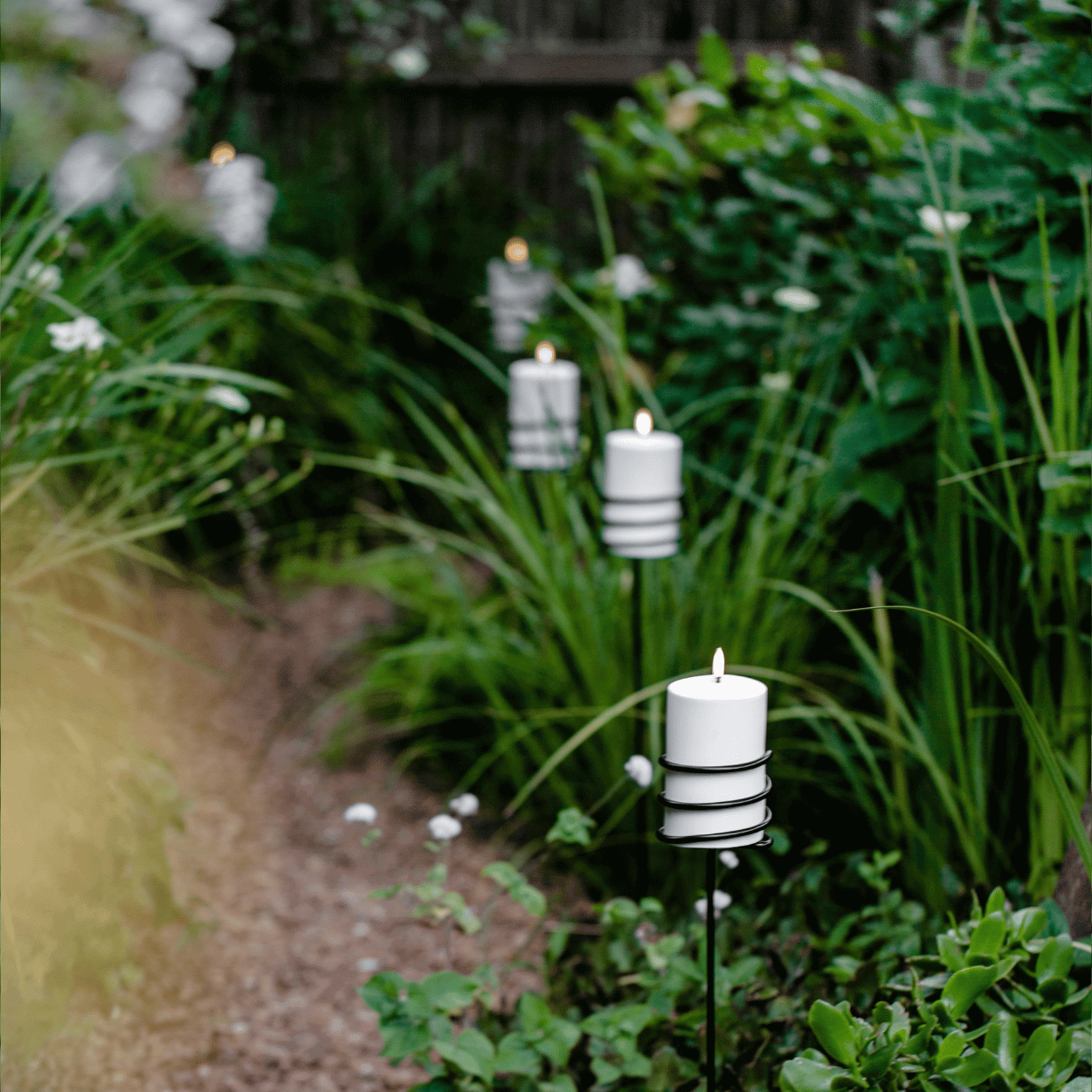 Uyuni outdoor candle holder spear for Stomp LED candles – W9.2 x H75 cm