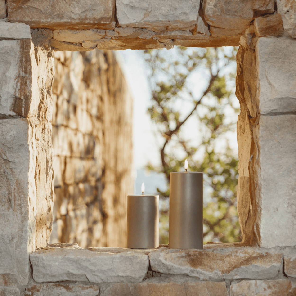 Kunnen LED kaarsen in de zon staan?