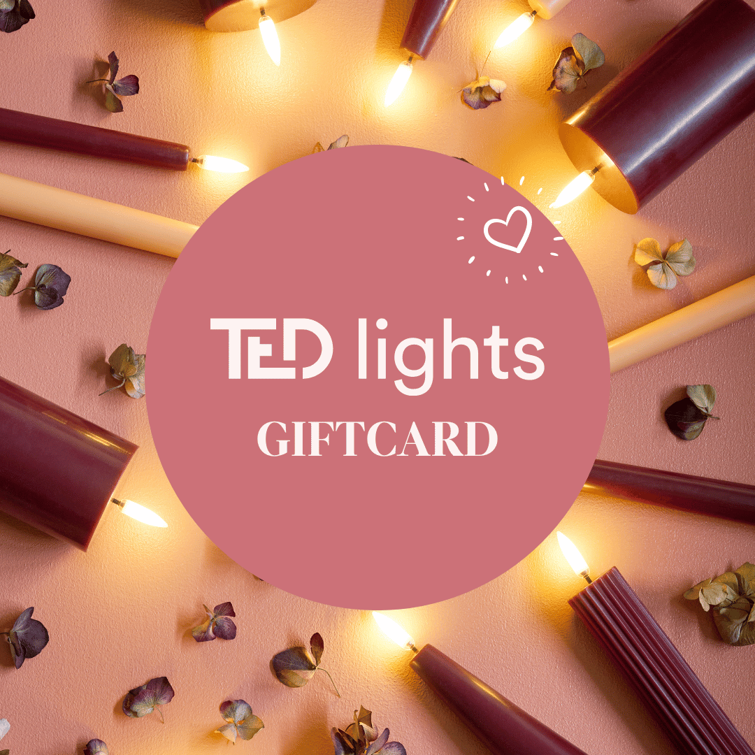 Buy LED Candles and Accessories with a Digital Gift Card | TED Lights