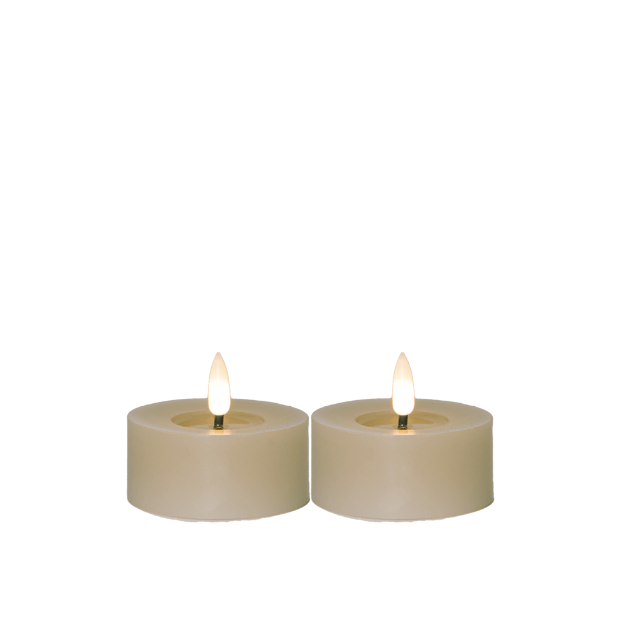 2er Set LED Teelicht FLAMME FLOW M, Höhe 5cm, Durchmesser 2er Set LED Teelicht FLAMME FLOW M, Höhe 5cm, Durchmesser