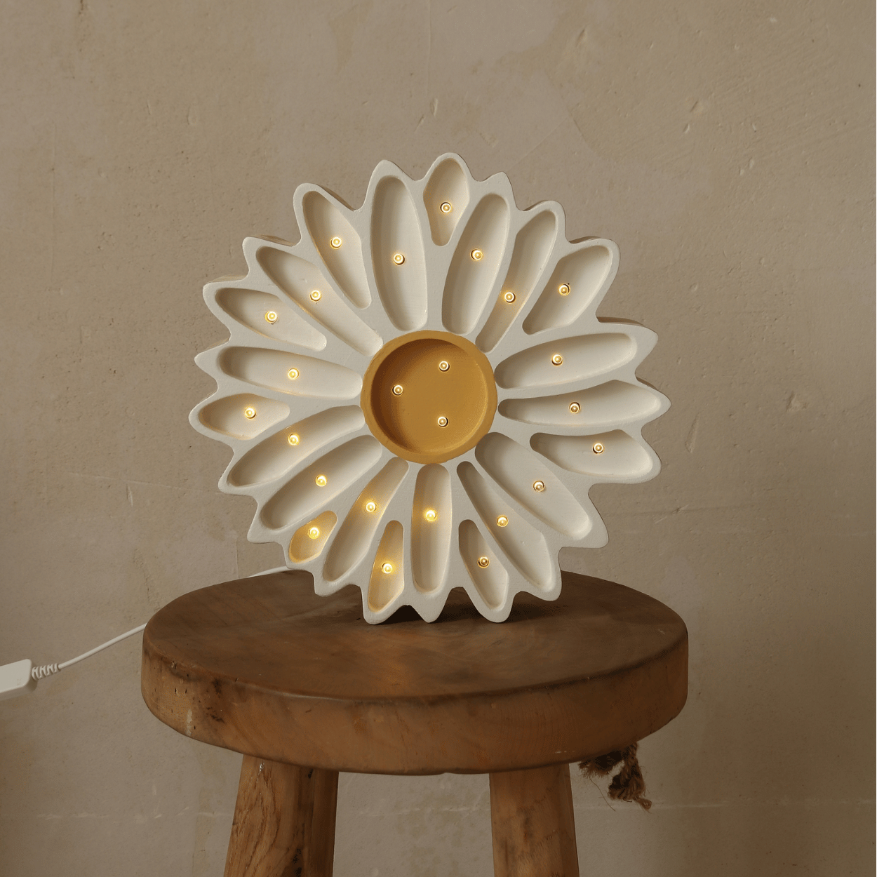 Little Lights Flower Daisy Lampe – Weiß