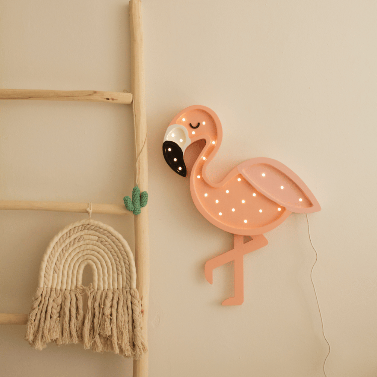 Little Lights Flamingo Lampe – Rosa