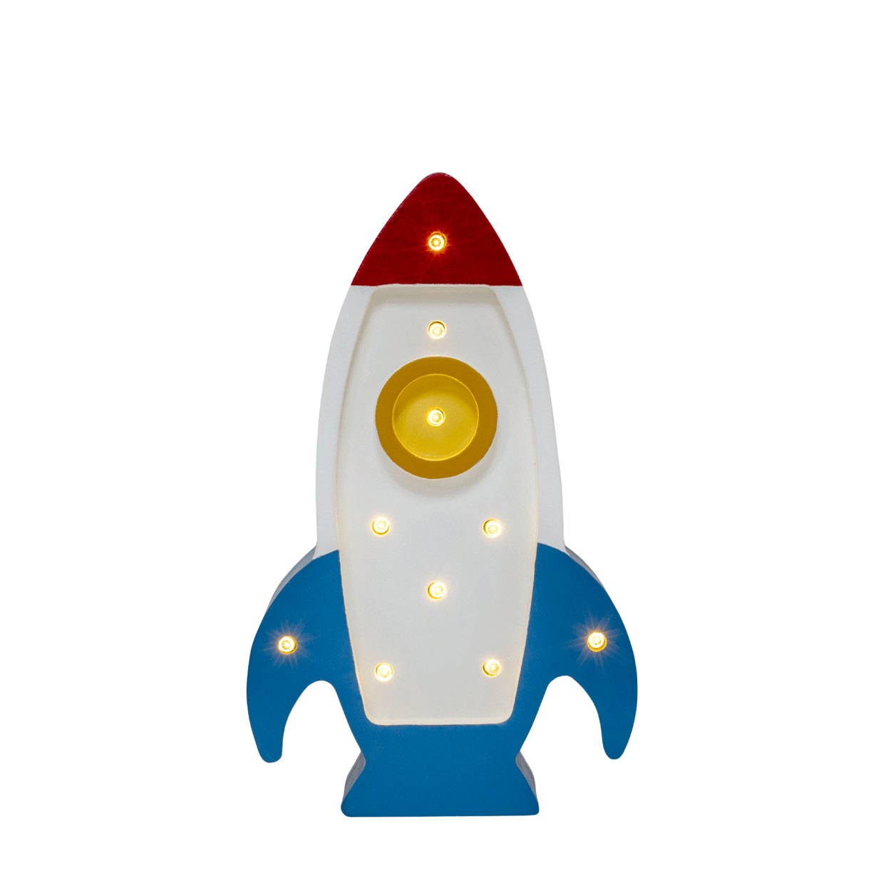 Little Lights Raket Mini Lamp – Galactic White