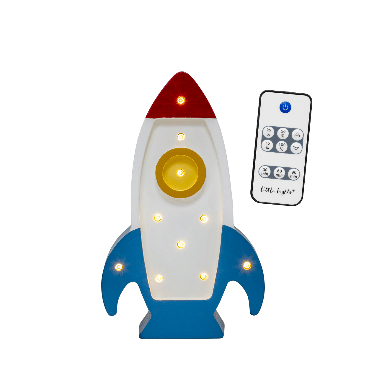 Little Lights Rocket Mini Lamp – Galactic White