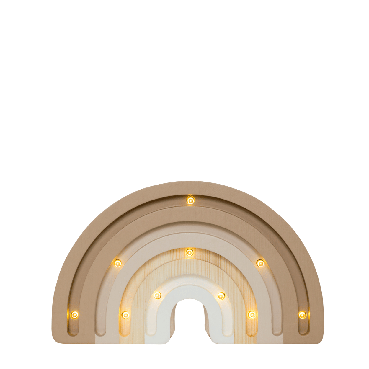 Little Lights Rainbow Mini-Lampe – Cappuccino