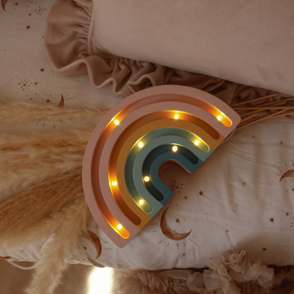 Little Lights Rainbow Mini-Lampe – Pastell