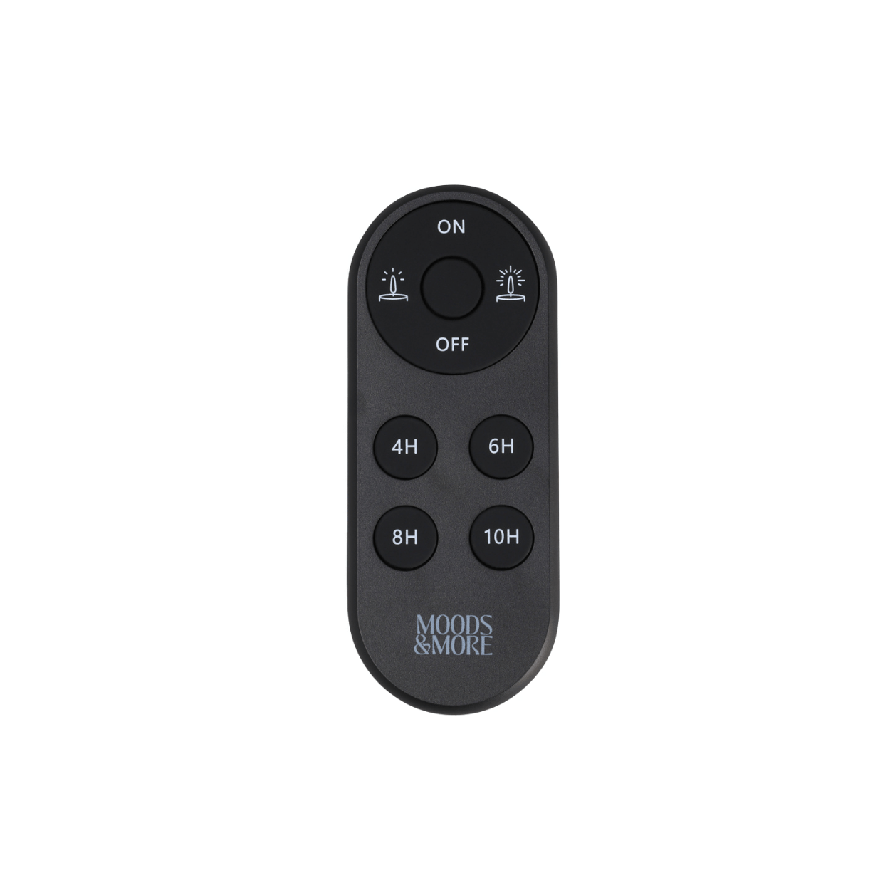 Moods & More Afstandsbediening voor LED kaarsen – Zwart – 4x10 cm