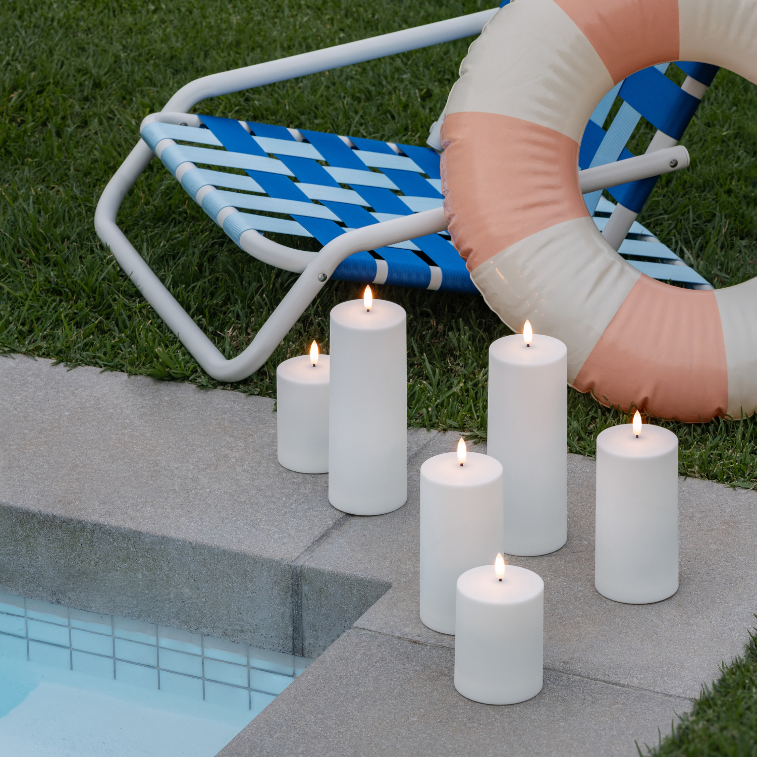 Moods & More LED stompkaars Outdoor Wit – 7,8x10 cm