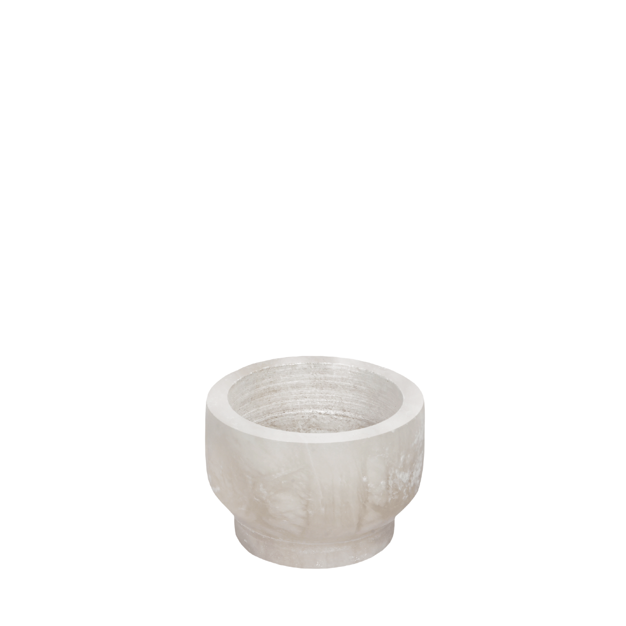 Uyuni Kaarshouder – Alabaster Wit – 8x5 cm