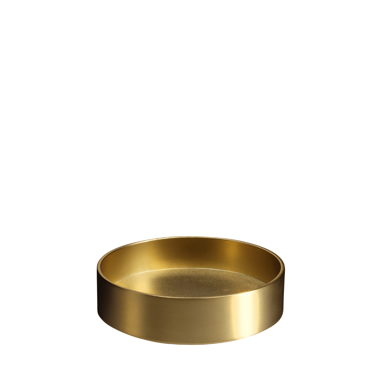 Uyuni Kaarshouder voor stompkaarsen – Mat Messing – 9x3 cm