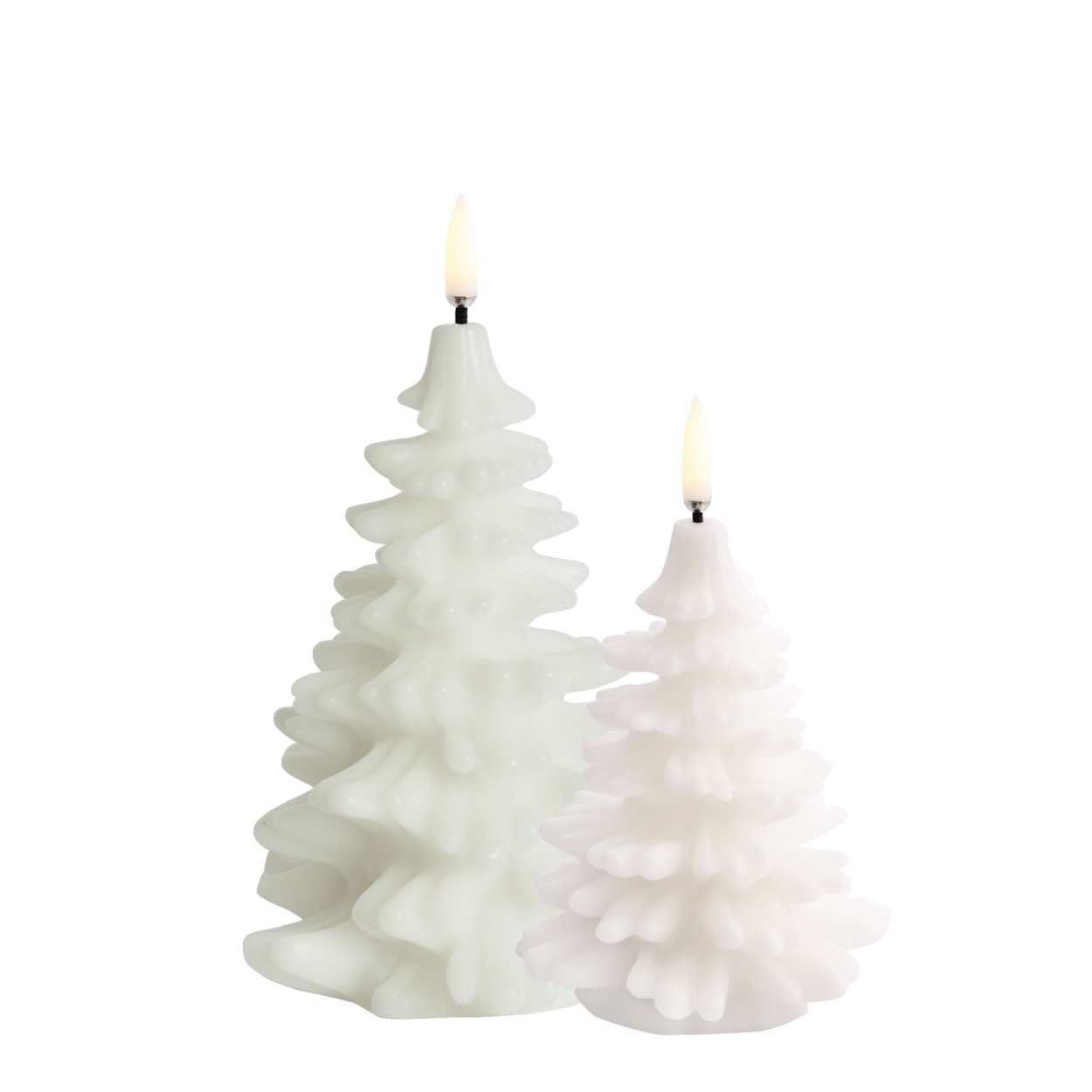 Uyuni LED Christmas Tree Candles Set – Nordic White