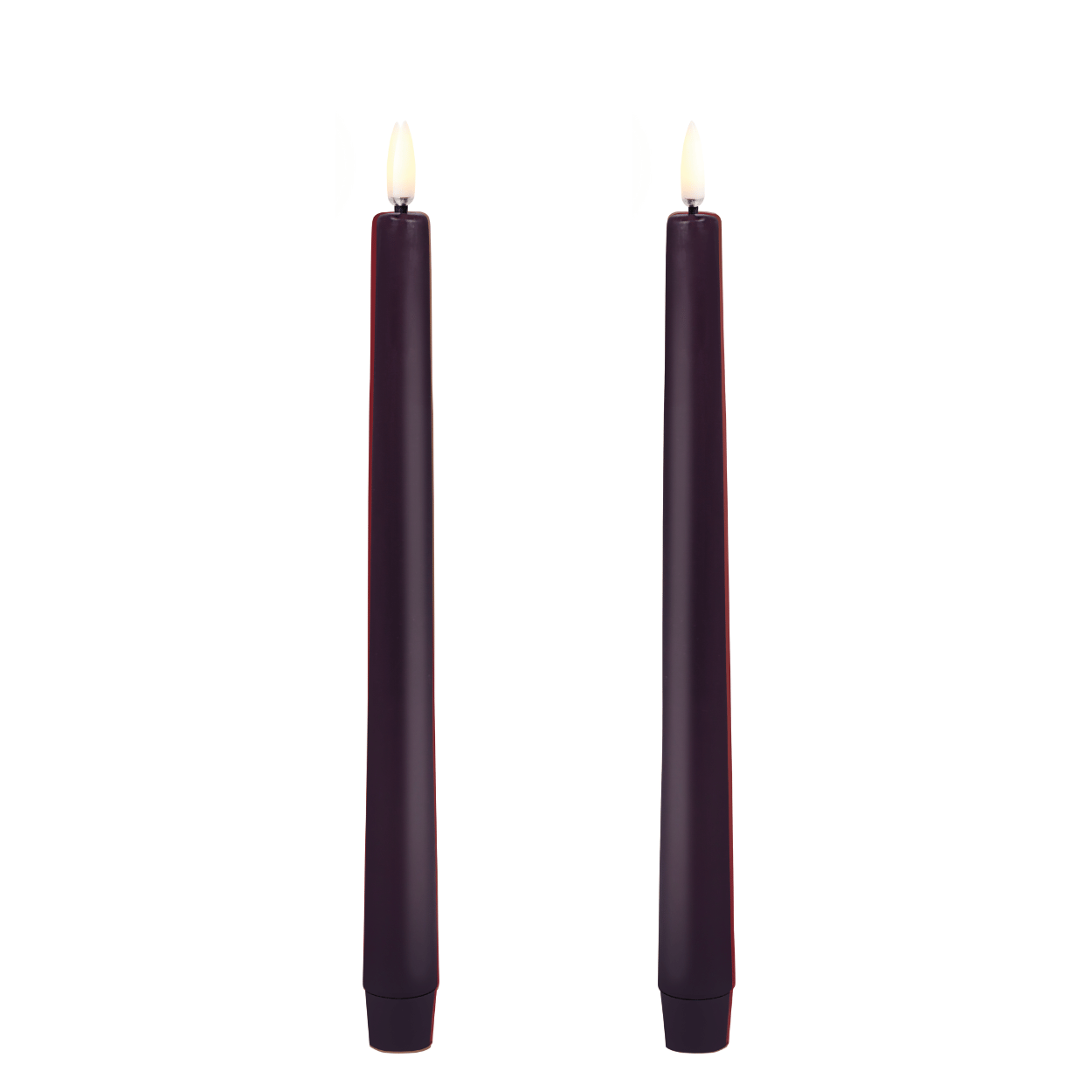 Uyuni LED dinerkaars – Pruim – Glad – 2 stuks – 2,3x25 cm