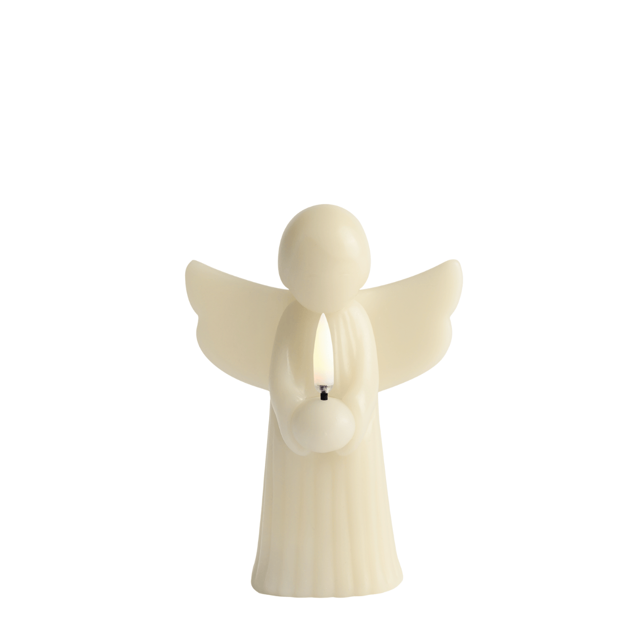 Uyuni LED kaars Engel – Vanilla – Glad – 11x15,5 cm